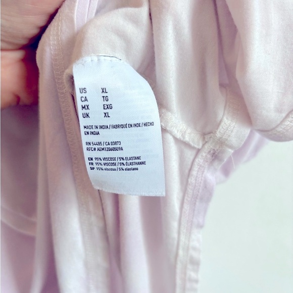 American Eagle Light purple and white Soft and Sexy tank - Picture 3 of 6